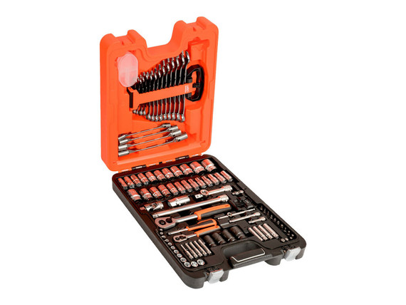 Juego de herramientas 94 piezas Bahco- Llaves y dados 1/4" y 1/2"