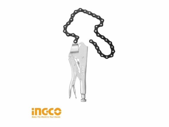 Llave Caiman con Cadena Ingco 10"