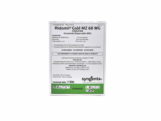 Fungicida Syngenta Ridomil Gold MZ 68 WG 1 kg