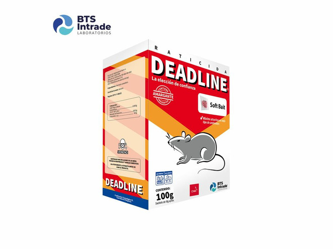 Raticida BTS-INTRADE Deadline Soft Bait 100 g - Copeval