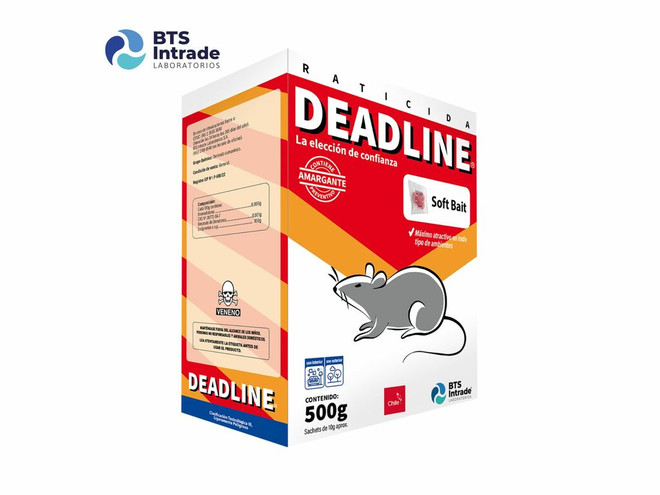 Raticida BTS-INTRADE Deadline Soft Bait 500 g