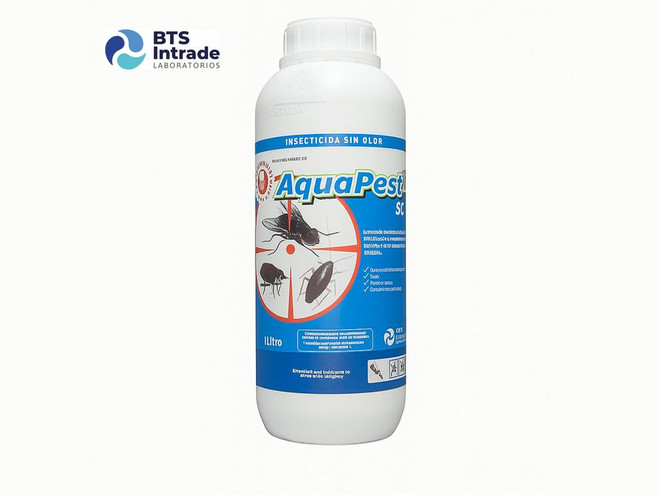 Insecticida BTS-INTRADE AquaPest 1 litro para control de plagas en ambientes acuáticos