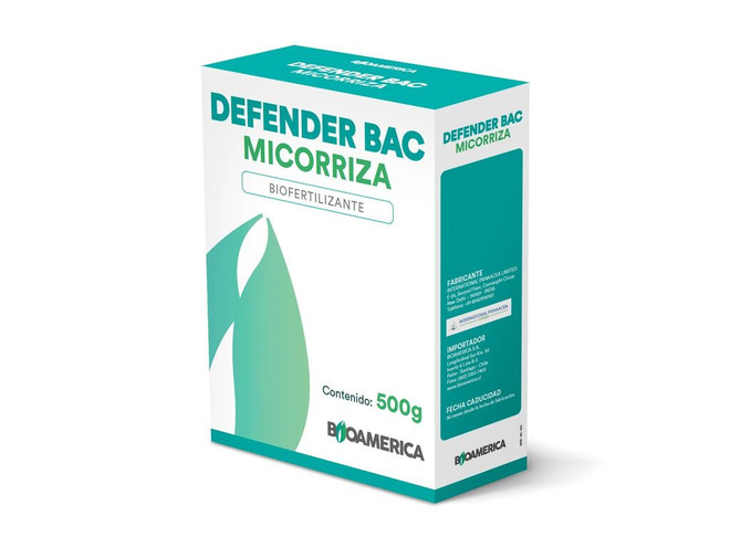 Fertilizante foliar Bioamerica Defender Bac Micorriza 0,5 kg