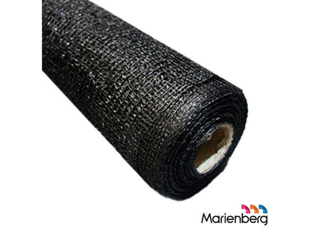 Malla Raschel Sombra 50% x 2.10 metros Negro Rollo Marienberg Malla Raschel Sombra 50% x 2.10 metros Negro Rollo Marienberg