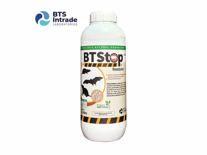 Repelente Natural Granulado para roedores BTStop 750 gr