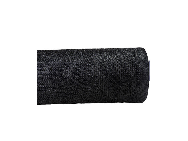 Malla Raschel Negra 35% - ancho 4,20 m - Rollo 100 m