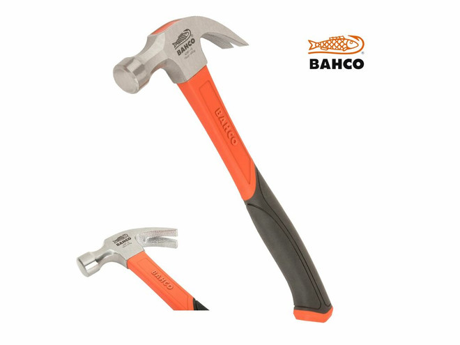 Martillo carpintero Bahco 20 oz con mango de fibra resistente