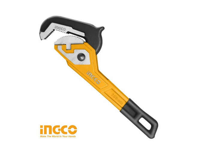 Llave de Tubos Ingco Autoajustable uso industrial 350mm 14"