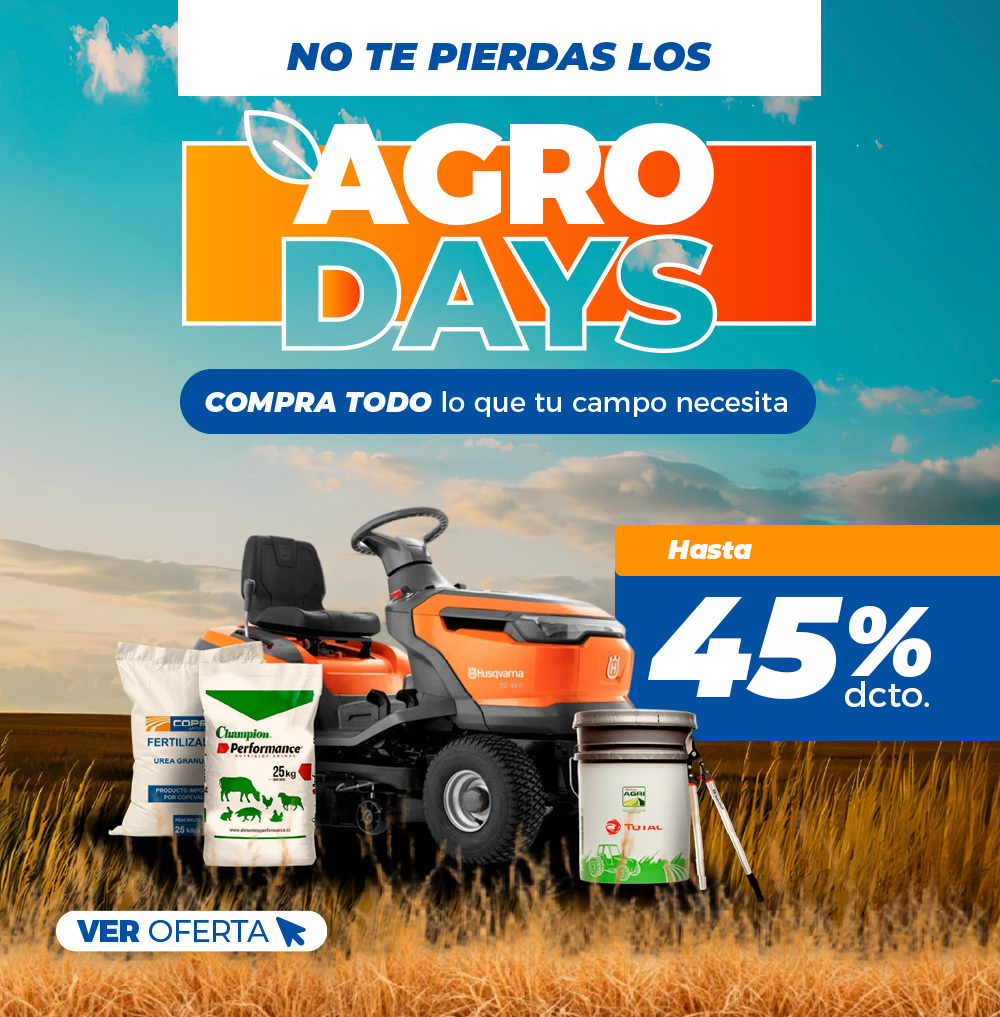 Agrodays - Hasta 45% dcto