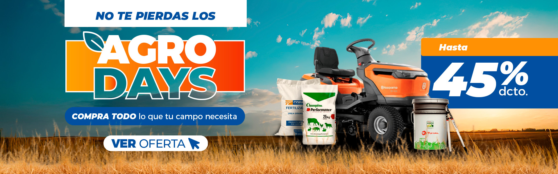 Agrodays - Hasta 45% dcto