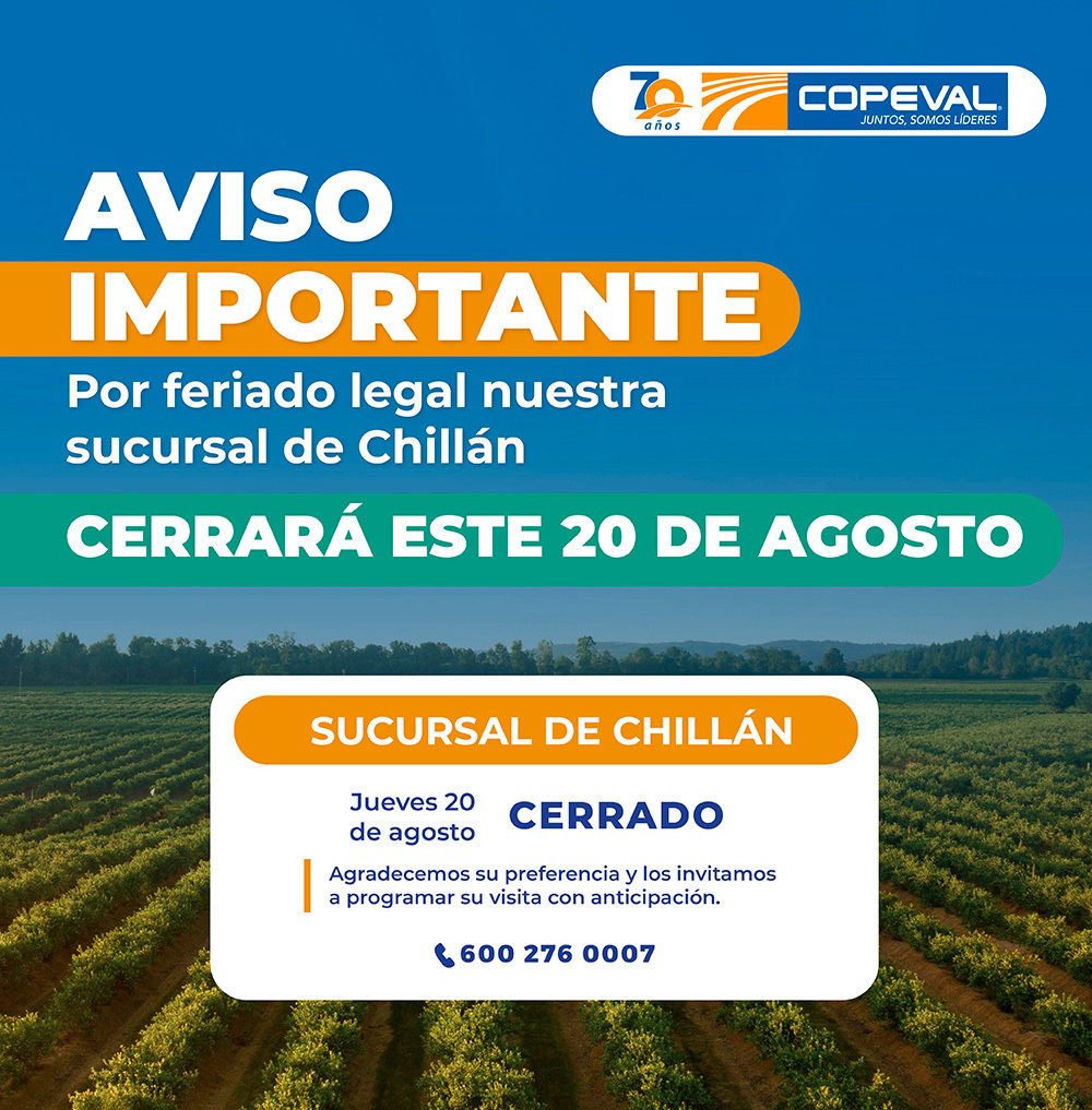 Aviso importante