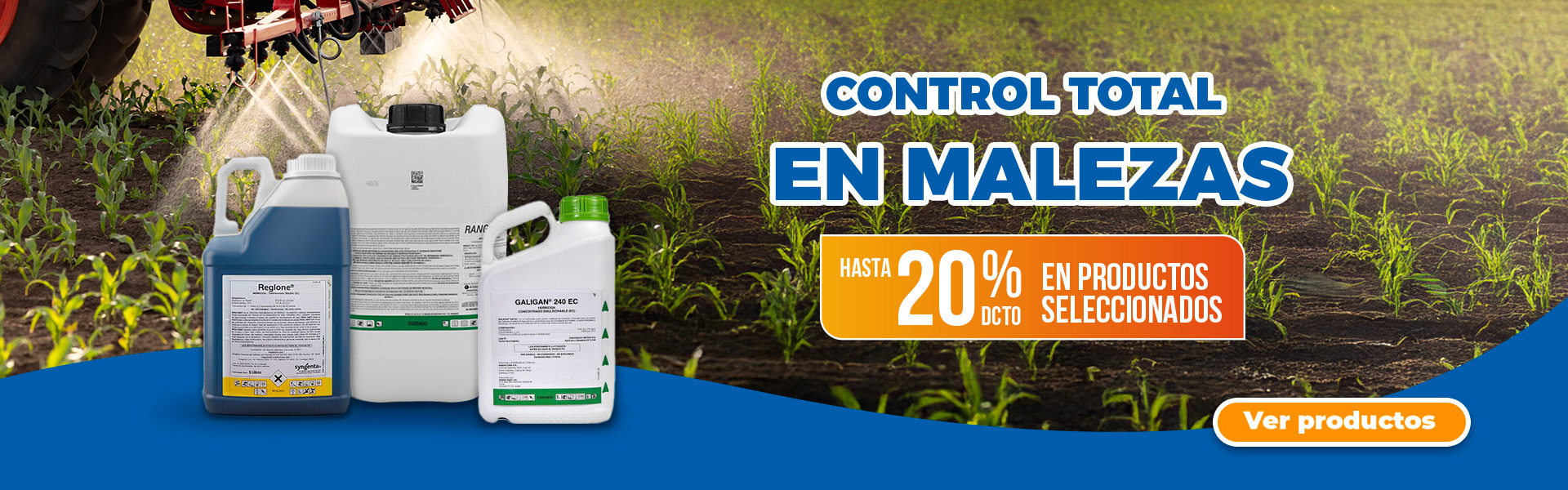 Hasta 20% dcto en herbicidas