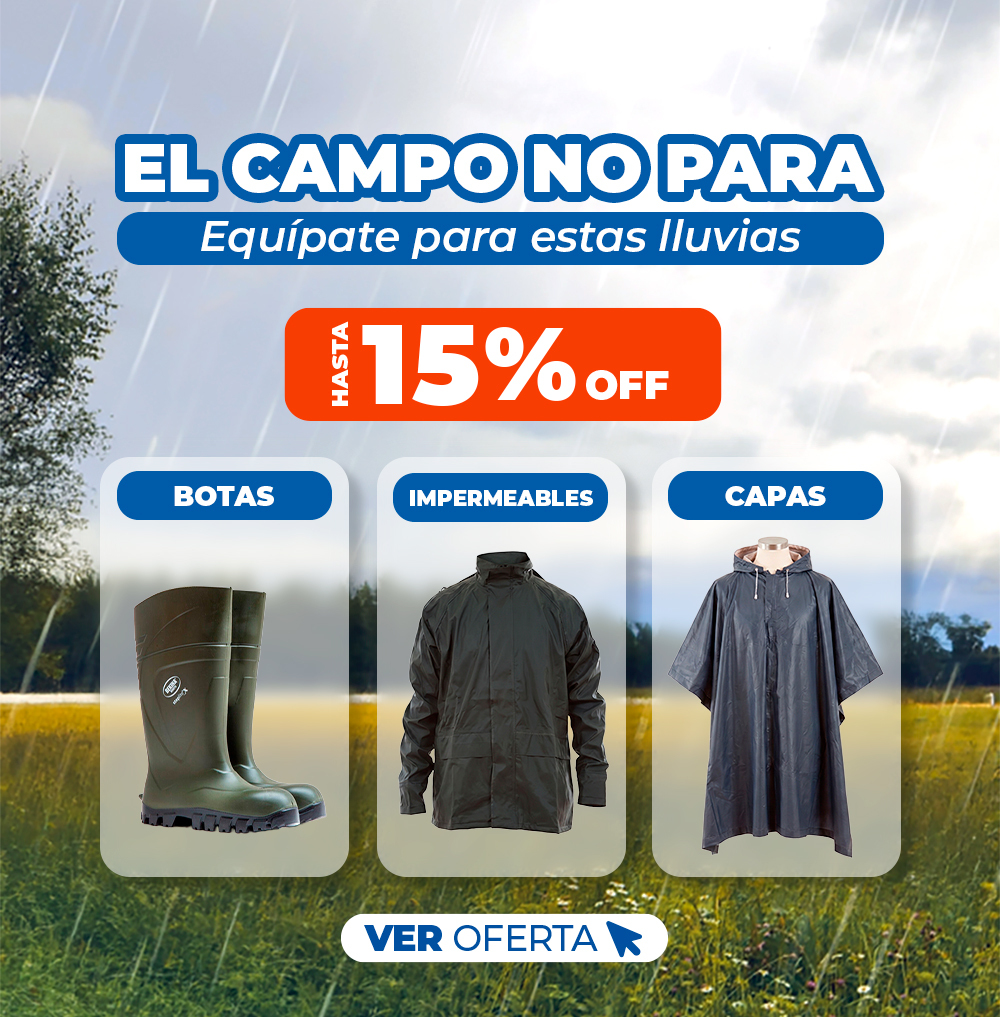 El campo no para, équipate para las lluvias