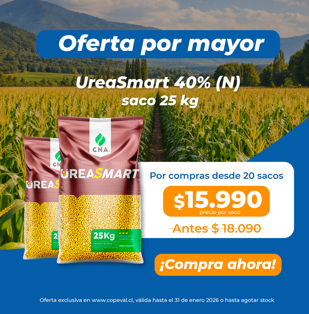 El campo no para, UreaSmart 25 kg a precio especial.