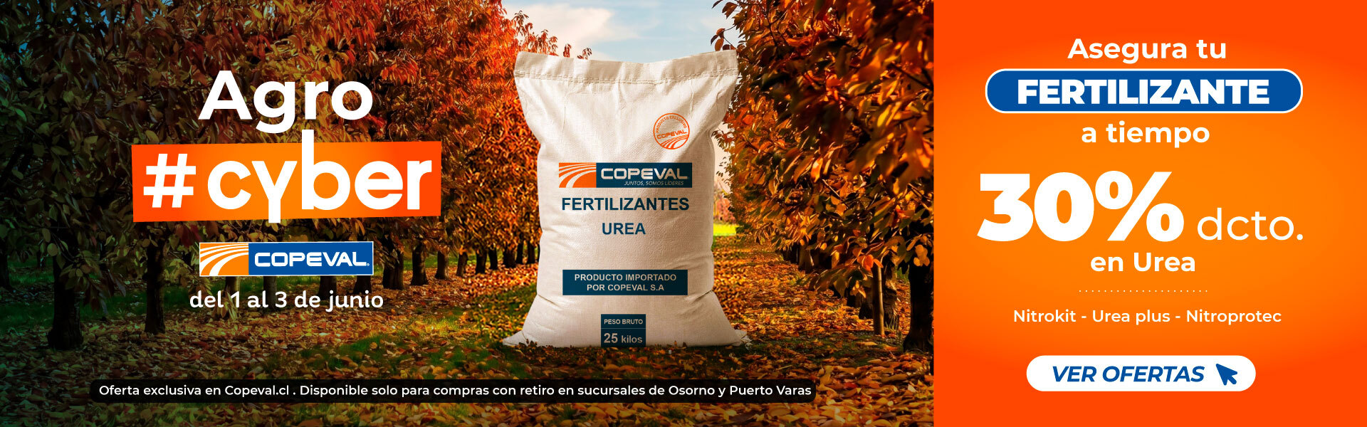 Fertilizantes - hasta 30% dcto.