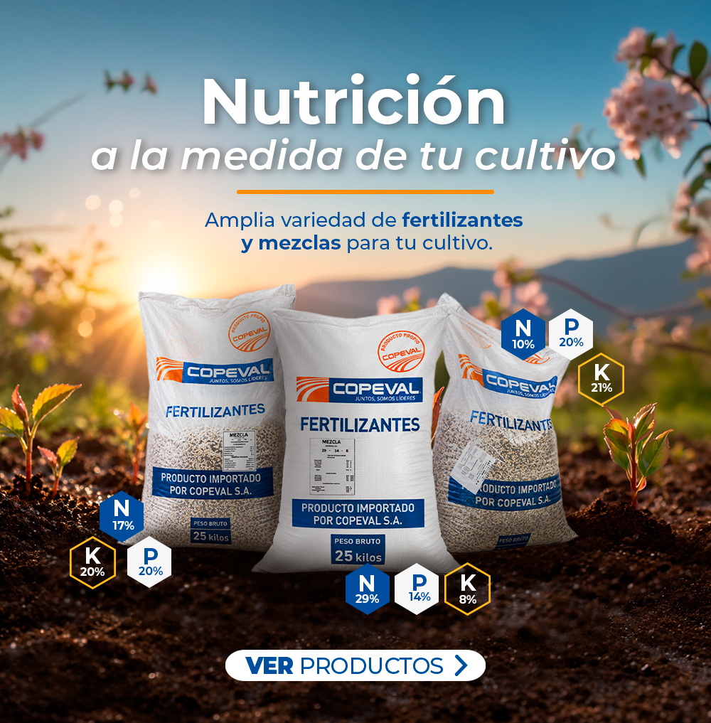 Disponibilidad inmediata de mezclas y fertilizantes