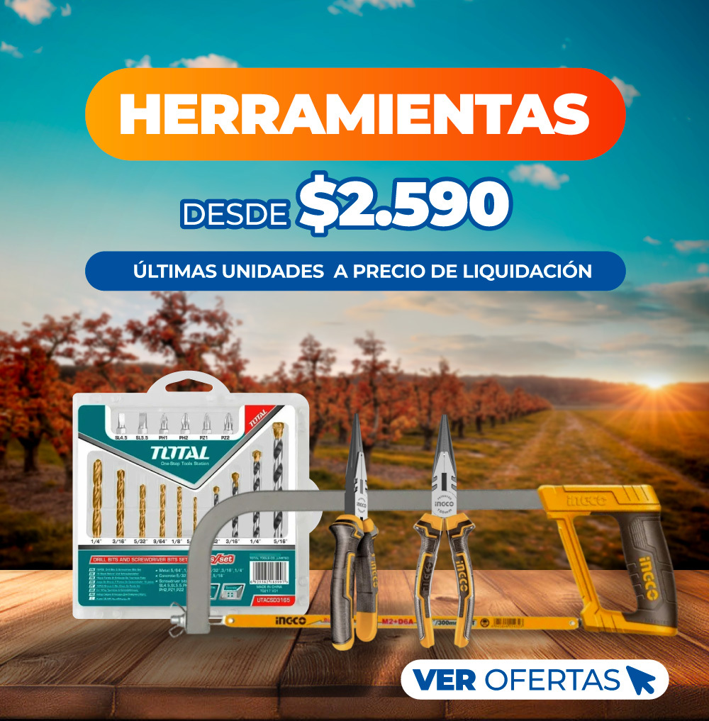 ¡Aprovecha! Herramientas desde $2.590