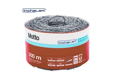 Alambre de púas Inchalam Motto Estándar calibre 16 X Rollo