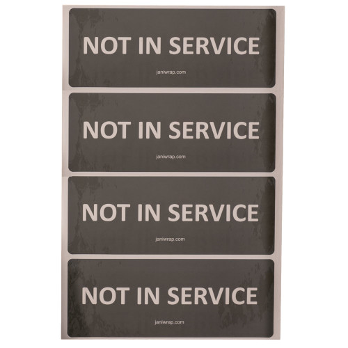 Special labels to use wherever needed – restroom stall doors, lockers, sinks, etc. 4 labels per sheet.