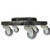 Set of 5 heavy-duty Quiet Casters replacement wheels for commercial trash can dollies, designed