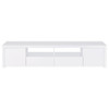 Jude - 2 Door Engineered Wood TV Stand - High Gloss White