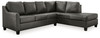 Valderno - 2-Piece Sectional With Raf Corner Chaise - Fog