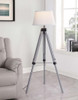 Dayton - Adjustable Empire Shade Tripod Floor Lamp Gray