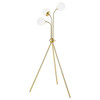 Miley - Trio Tree Floor Lamp - Gold