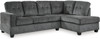 HEMEK Smoke 100" Wide 2 Piece Sectional (RTA)