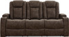 MONTEZ Brown Power Reclining Sofa & Loveseat