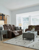 MONTEZ Brown Power Reclining Sofa & Loveseat