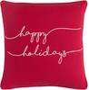 Designer Happy Holidays Pillow