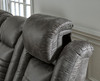 MONTEZ Gray Power Reclining Sofa & Loveseat