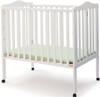 Portababy White Crib with Mattress