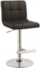 JENSON Black 29-34" Adjustable Height Barstool