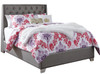 ELENA Full Gray Bedroom Set