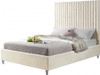 MURITZ Cream & Gold Velvet Bed