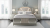 LENNAI Champagne Silver Bed with LED's
