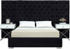 FANTASIA Black Velvet Bed