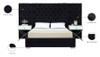 FANTASIA Black Velvet Bed