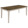 Ronnie - Starburst Dining Table - Nutmeg And Rustic Cream