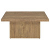 Devar - Square Engineered Wood Coffee Table - Mango