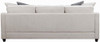EVANGELINE Cream 91" Wide Reversible Sectional with Storage Chaise (RTA)