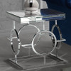 MICHELLE Mirrored 22" Wide End Table