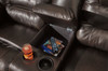 HOLTEN Brown 80" Wide Reclining Loveseat