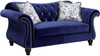 YULIETTE Blue Sofa & Loveseat