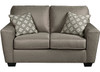 MAKEILA Cashmere 63" Wide Loveseat