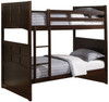 Dayron Cappucino Twin over Twin Bunkbed With Storage