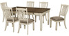 FLEMING White 7 Piece Dining Set