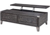 KREIMER 54" Wide Lift-Top Coffee Table